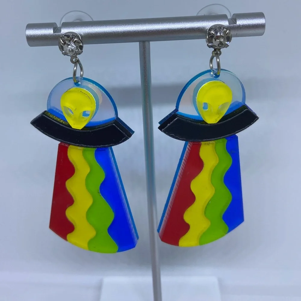 Alien earrings - Picture 5 of 8